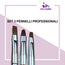 SET 3 PENNELLI PROFESSIONALI